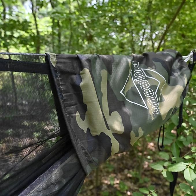 Onewind Premium 12' Camping Double Hammock with Tree Straps and Bug Net for Travel Camping Backpacking and Hiking