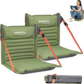 EULANT Lightweight Inflatable Folding Seats for Camping Chair with Back Support and Adjustable StrapsFoldable Bleacher Chairsfor Camping Hiking Sporting Events and Park