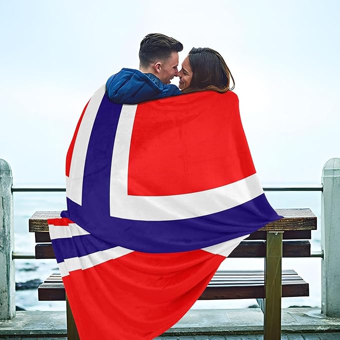 Soft Throws Norway Flag Blanket Throws 50x70 Inches