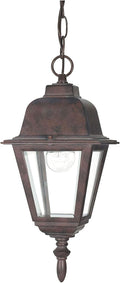 Nuvo Lighting 60/488 Traditional One Light Hanging Lantern from Briton collection in Bronze/Dark finish