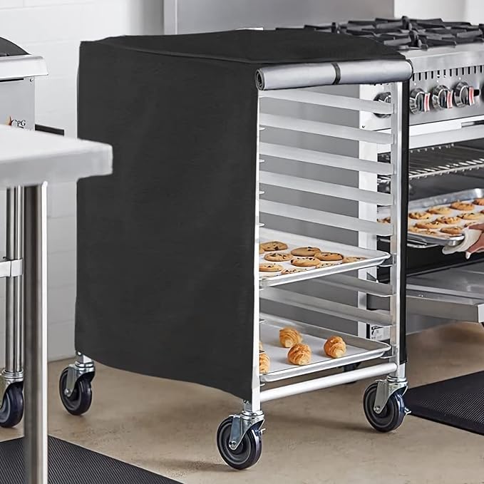 Grehge n Pan Rack Cover 23x28x32in High Density Waterproof and Dustproof Bread Rack Cover Bakery Single Rack Covers.
