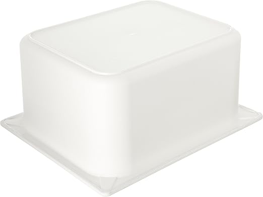 Carlisle FoodService Products CM110102 Coldmaster ABS Standard Half-Size Food Pan 6 quart Capacity 12.73 x 10.36 x 5.59 White
