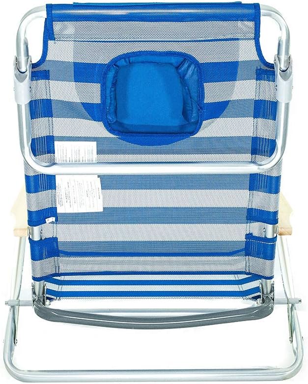 Ostrich SBSC-1016S South Adult Beach Lake Sand Lounging Chair Striped (2 Pack)