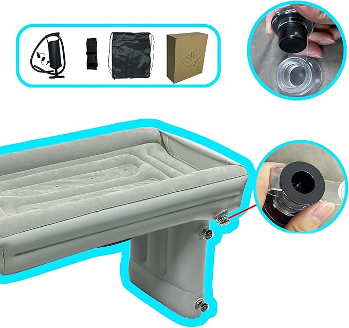 Inflatable Car Mattress Blow – Modern Backseat Sleeping Bed Pump Kids Rear Seat Camping Hiking Outdoor Travel SUV | Camping Hiking Outdoor Travel SUV Van Airplane Train