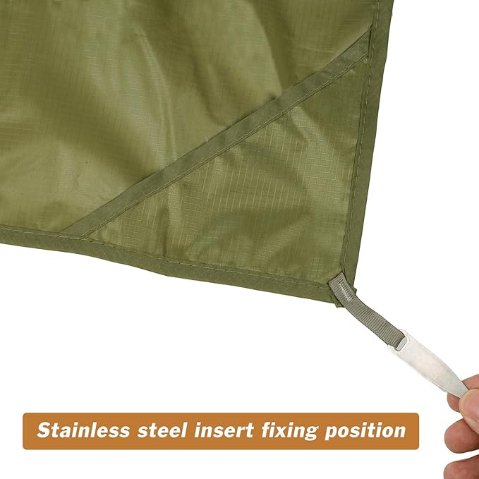 Picnic Blanket Waterproof – Packable Sand Proof Beach Blanket (0.42lb/0.66lb) Compact &amp Foldable Fits in Pocket with Integrated Stakes Ideal for Camping Hiking Travel Concert Festival