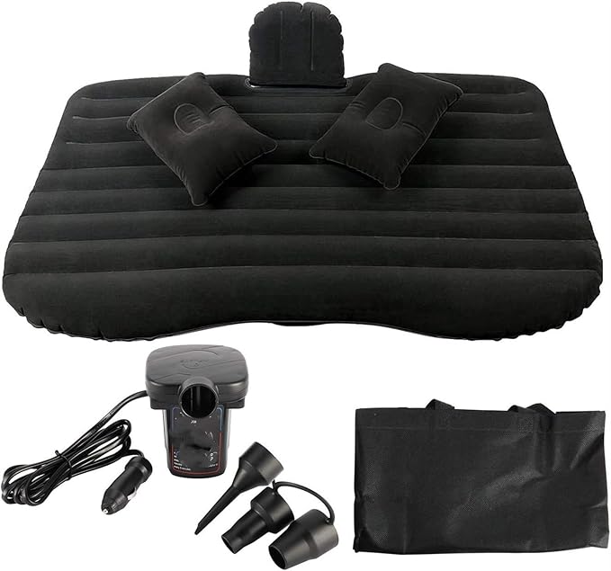 Camping Inflatable Mattress Car Travel Inflatable Bed Portable Sleeping Mat SUV Car Inflatable Bed Outdoor Camping Mattress