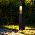 Modern Pathway Light Landscape Path Light 3000K Warm Led Bollard Lighting Fixture Outdoor Waterproof Walkway Light Aluminum Rainproof Path Lamp for Garden Lawn Courtyard Driveway 23.6in