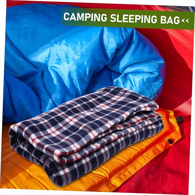 Luxshiny Supple Lightweight Down Liner for Camping and Indoor Use Foldable Portable Sleep Sack with Warm Fleece Space Saving Design for Adults and Backpacking