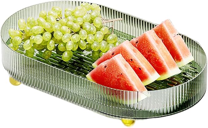 Double Layer Dish Drain Tray Double Layer Drying Rack Tray Fruit Storage Rack Bowl Dish Drainer Tea Serving Plate for Cup Bowl Fruit