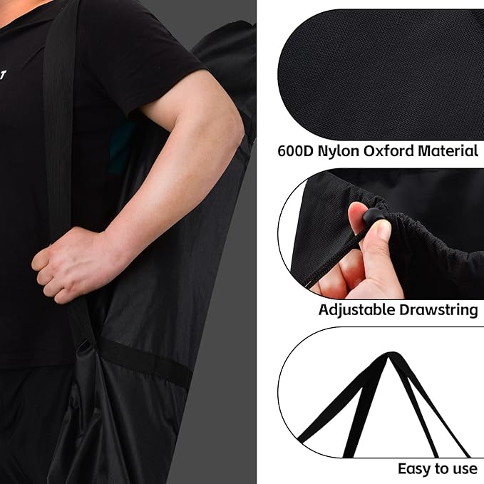 4 Pack Camping Chair Replacement Bag 39.3 Inches Large Folding Chair Carry Bag Nylon Storage Tent Bag with Handle Strap for Travel Outdoor Camping Sports (No Chair Included)