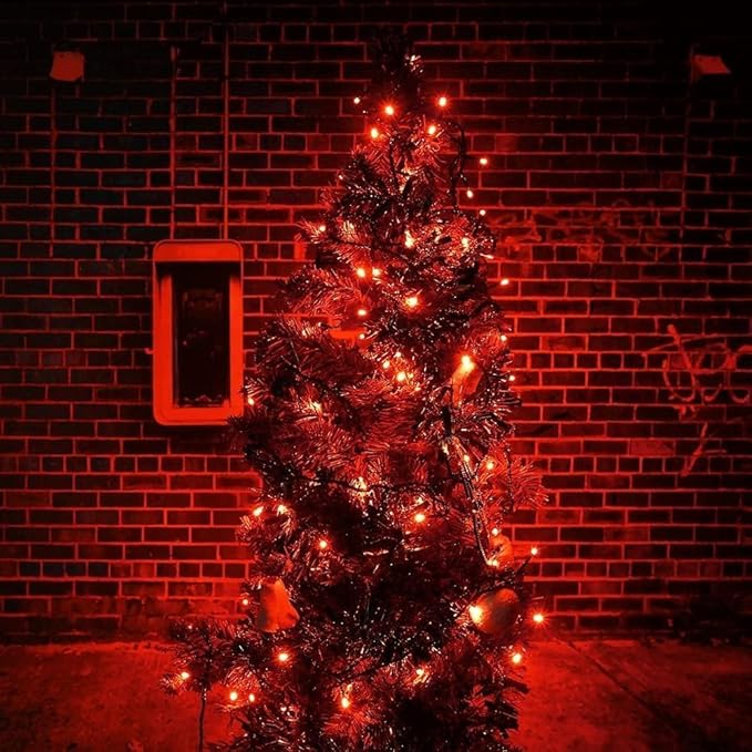 Connectable 240LED 88Ft 13Modes Valentine String Lights Indoor Outdoor | Extendable Green Wire Red Valentine Lights with Timer Twinkle Fairy Light Plug in for Xmas Bedroom Wedding Party Decor(Red)