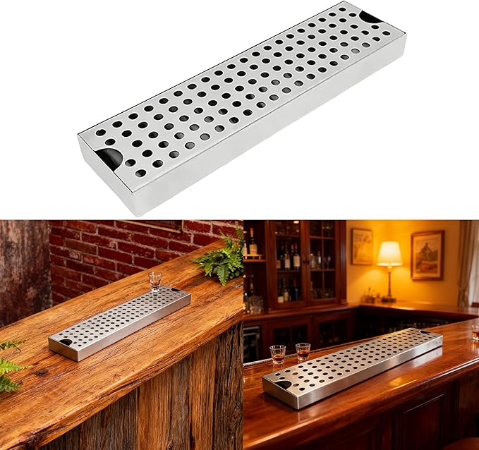 Stainless Steel Drainer for Coffee Utensils Restaurants Drip Tray Draining Rack Efficient Liquid Removal Systems Kitchen Rack