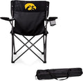 Picnic TIME NCAA PTZ Camp Chair Picnic Chair Beach Chair with Carrying Bag (Black)