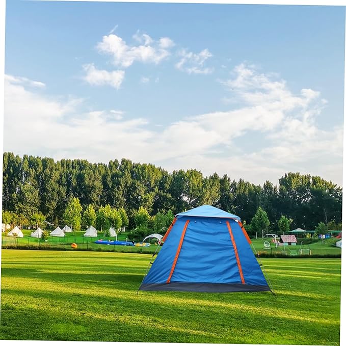 HANABASS Portable Automatic Camping Tent Waterproof Outdoor Foldable Tent Thickened Moisture-Proof Rain Shelter Lightweight 2-Person Setup for Hiking and Beach Camping