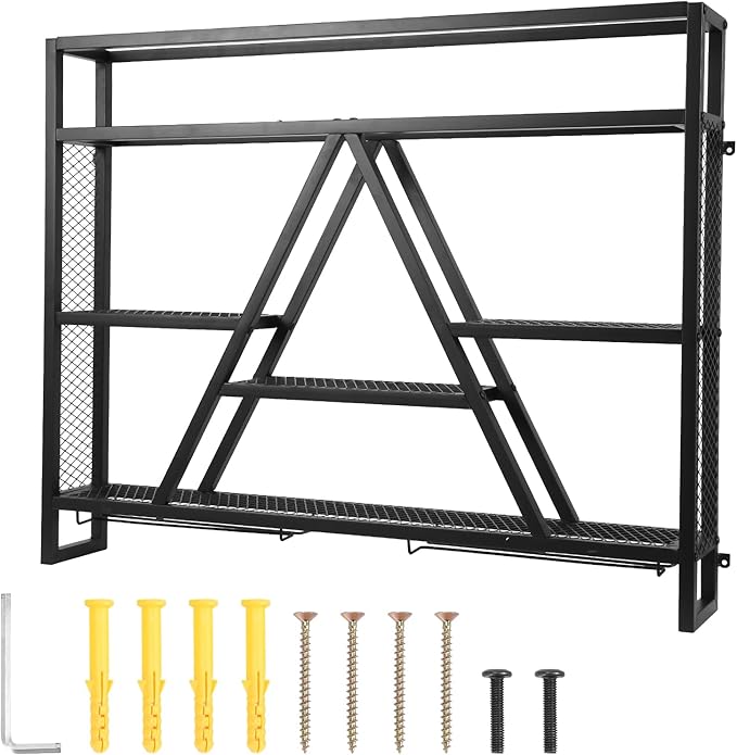 Wall Mounted Rack Multi-Purpose Bar Bottle Display Shelf Large Capacity for Kitchens Bars Cafes