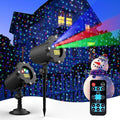 Fimilo Firefly Laser Light Projector RGB Christmas Laser Landscape Lights Outdoor Waterproof Firefly Light Projector with Remote12 Moving Effect Timer 2 Installation for Wedding Party Holiday
