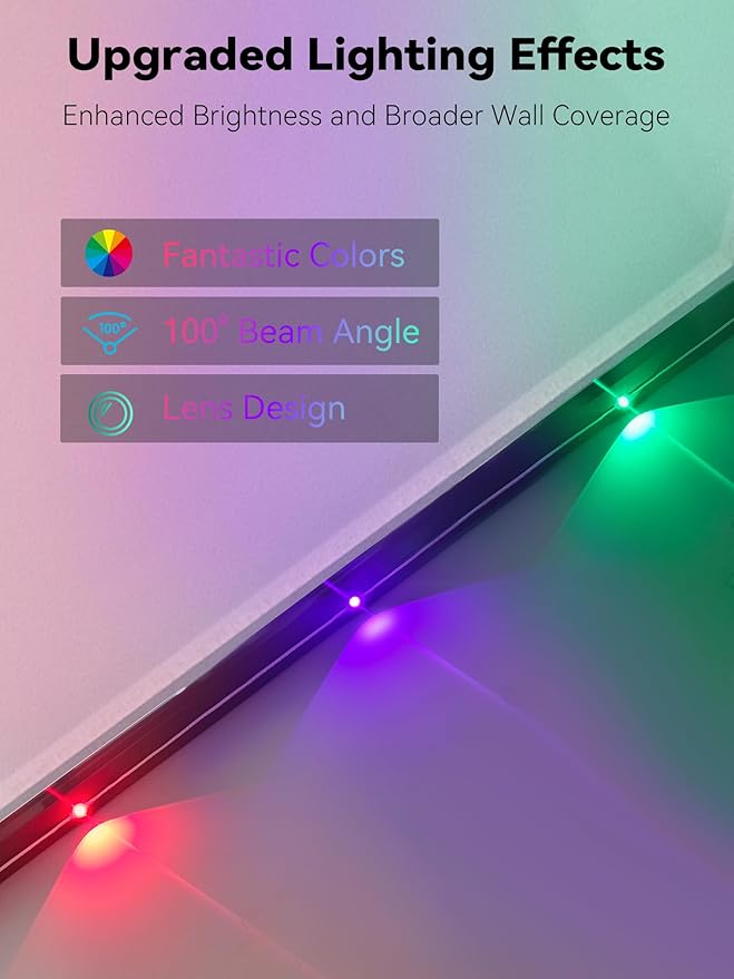 200FT Permanent Outdoor Lights Smart RGB Eave Lighting for House IP67 Waterproof LED Outside House Lights with App/Remote Control for Christmas Holiday Decor Party Daily
