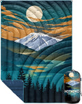 Camping BlanketLightweight Puffy Printed Camping Blanket Packable Outdoor Blanket for CampingTraveling Stadium Hiking Picnics