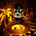 Christmas Solar Lanterns Outdoor Nativity Scene Waterproof Hanging Solar Lights Christmas Outdoor Decorations Gifts Men Women Metal Decorative LED Lantern for Yard Patio Lawn Pathway