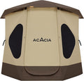Acacia Camping Tent Pop Up Camping Tent with 8 Windows and Footprint Waterproof Windproof Easy Setup Hub Tent for Family Camping Hiking and Glamping