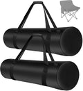 LYHNMW 2 Pack Camping Folding Chair Replacement Bags 39.4 Inch Portable Camping Chair Bag 600D Large Carry Bags with Shoulder Strap Foldable Outdoor Lawn Fishing Chairs Hammock Tent (Only Bag)