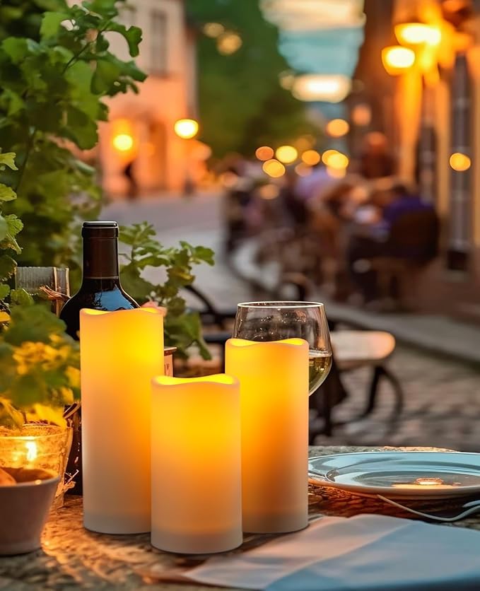 Outdoor Waterproof LED Candle Lamp with Remote Control Indoor Bedside Lamp Battery Candle The Night Light is Dimmable Candle 12pcs It is Suitable for Decorative Lighting atmospheres