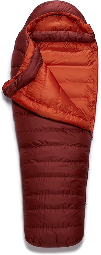 Rab Men's Ascent Down Sleeping Bag - Lightweight Warm Mummy Sleep Sack for Camping &amp Backpacking