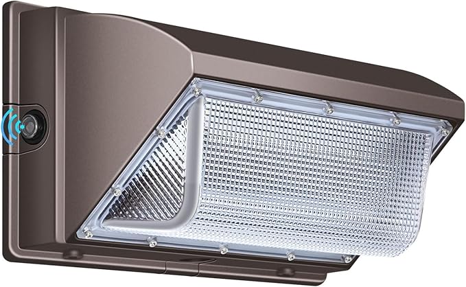 ledmo LED 120W Wall Pack Light with Photocell 15840LM 5000K Dusk to Dawn Outdoor Commercial Security Lighting IP65 Waterproof Outdoor Wall Lights