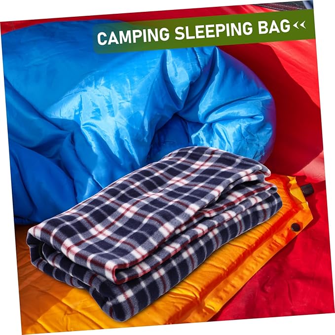 Portable Down Liner for Adults Lightweight Foldable Camping and Hiking Sack with Soft Fleece Warm and Space Saving Outdoor Blanket for Travel Picnic and Backpacking