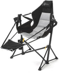 ARROWHEAD OUTDOOR Folding Hammock Chair Heavy Duty Camping Seat with Removable Footrest Padded Comfort and 300lb Capacity