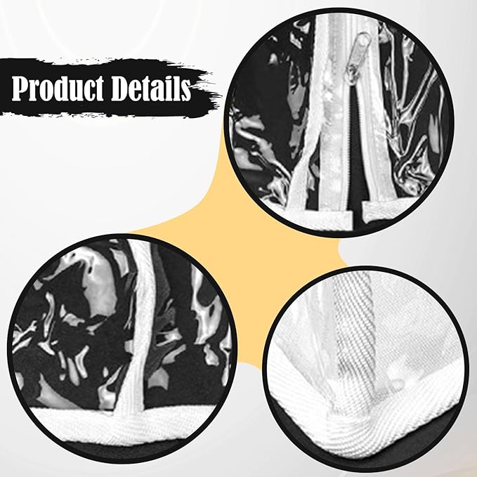 Large Size Bread Rack Cover with Zippers Clear Waterproof Dust Guard for
