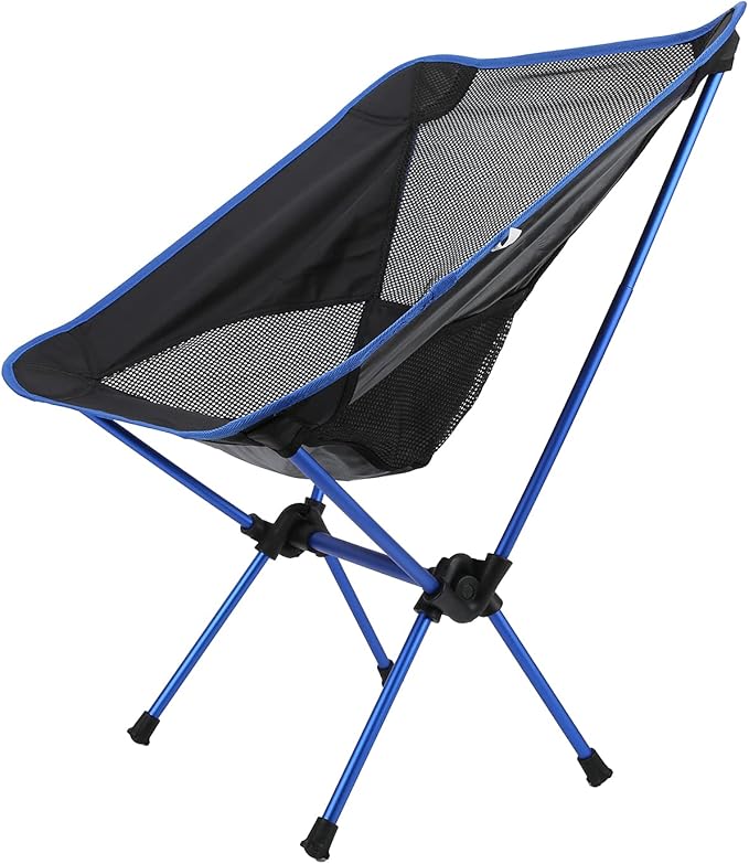 Portable Camping Chair Outdoor Chair Folding Camping Chairs Lightweight Aluminum Fishing Chair for Camping BBQ Picnic