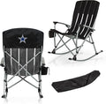 Picnic TIME NFL Unisex-Adult NFL Outdoor Rocking Camp Chair XL Heavy Duty Camping Chair for Adults