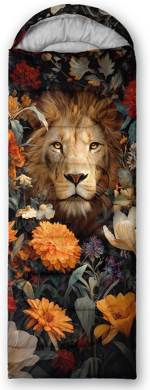 AILONEN Cartoon Camping Sleeping Bag for Boys Girls AdultsLightweight &amp Waterproof3 Season Warm &amp Cold WeatherPortablePrinted Sleeping BagTravelingCampingHiking