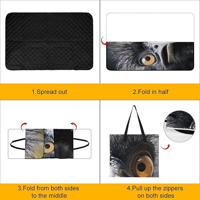 Zipper Emu Style Picnic Mat Suitable for Travel Camping Park Or Home Use