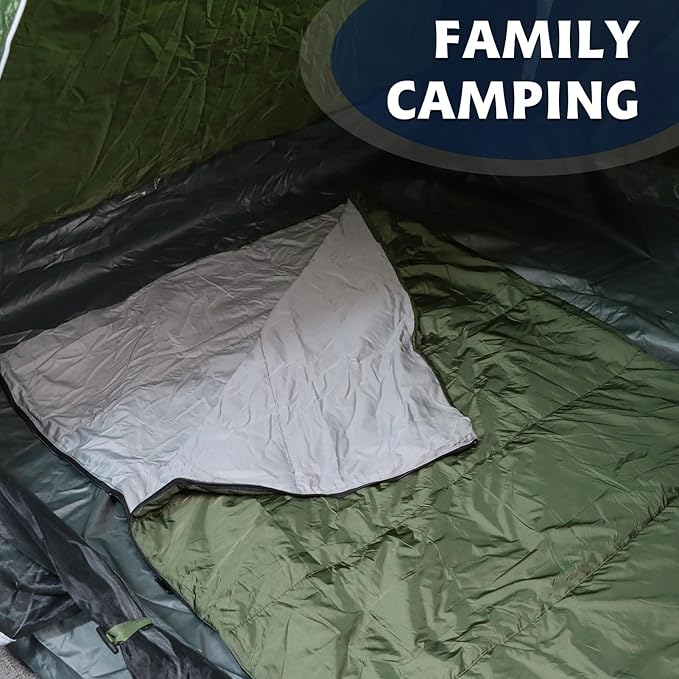 Envelope Sleeping Bag Three Seasons Constant Temperature Sleeping Bag Suitable for All Ages Indoor Hotel Accommodation or Outdoor Travel…