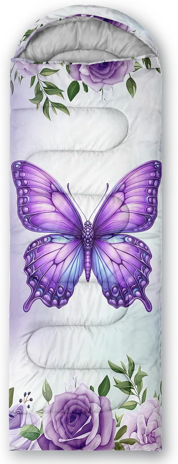 HOSIMA Dear Hunting Pattern Cold Weather Sleeping Bags for Kids AdultsBlack Light Weight Waterproof Sleeping Bags for Outdoors Hiking.
