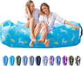 AlphaBeing Inflatable Lounger Beach Chair Accessories Air Sofa Hammock Inflatable Couch for Camping Backyard Lakeside with Compression Sacks Ideal Outdoor Gifts for Adults