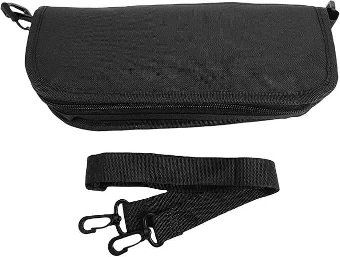 Brrnoo Portable Folding Stool Bag Stool with Shoulder Strap with Shoulder Strap Compact Lightweight Travel Camping Stool for Outdoor Enthusiasts Hiking Fishing Picnics Black Small Size