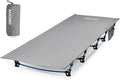 MARCHWAY Ultralight Folding Tent Camping Cot Bed Portable Compact for Outdoor Travel Base Camp Hiking Mountaineering Lightweight Backpacking (Grey)