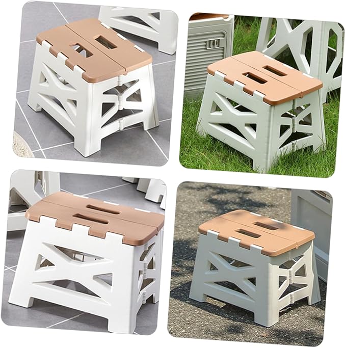 HANABASS Portable Folding Stool Lightweight and Compact Fishing and Camping Chair for Outdoor Activities Beach Trips and Bbqs Easy to Carry Storage Bag