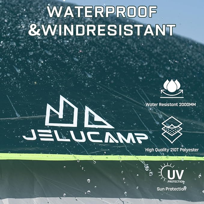 SUV Tents for Camping 6 Person Waterproof Car Family Camping Tent with Tailgate Attachment for SUV Jeep Truck with Cap Easy Setup Large Tent for Outdoor Camping