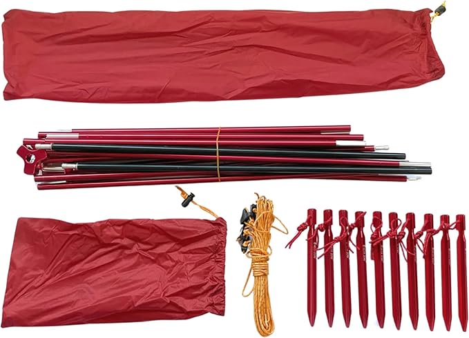 Near Zero 1-3 Person Ultralight Backpacking Tents up to 2 Doors 20D Ripstop Waterproof Sealed Nylon Freestanding Rainfly 3 Season with Lightweight Aluminum Frame. Easy Setup System