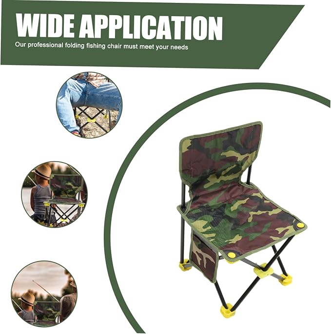 Outdoor Folding Fishing Stool Material Easy to Assemble for Camping Beach BBQ