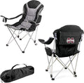 Picnic TIME NCAA Arkansas Razorbacks Reclining Camp Chair - Beach Chair for Adults - Sports Chair with Carry Bag