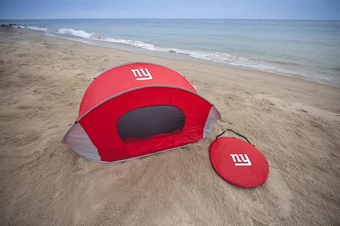 Picnic TIME NFL Manta Portable Beach Tent - Pop Up Tent - Beach Sun Shelter Pop Up