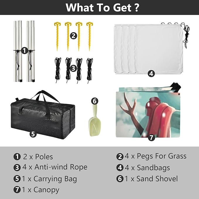 Christmas Snowman SnowflakeCamping Sun Shelters 9.2 x 10.5 FT Beach Canopy Tent Sun Shade with Carrying Bag for Camping Trips Fishing Backyard Fun or Picnics 21341853