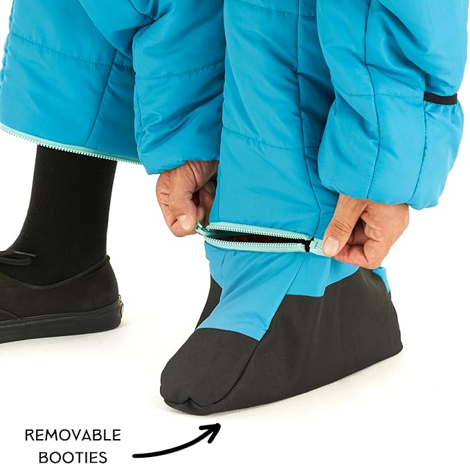 Selk'bag Lite Wearable Sleeping Bag - Outdoor and Indoor Sleeping Bags for Camping Hiking Travel and Backpacking w/ Stuff Sack - Lightweight Sleeping Bag Suit - Temp Rating 48-55 degrees F
