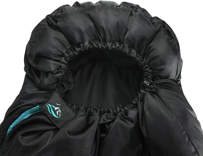 FE Active Camping Sleeping Bag - 3-4 Seasons Extra Long or Lightweight Hooded Warm Outdoor Compact &amp Lightweight Sleeping Bag for Camping Backpacking Hiking Travel | Designed in California US