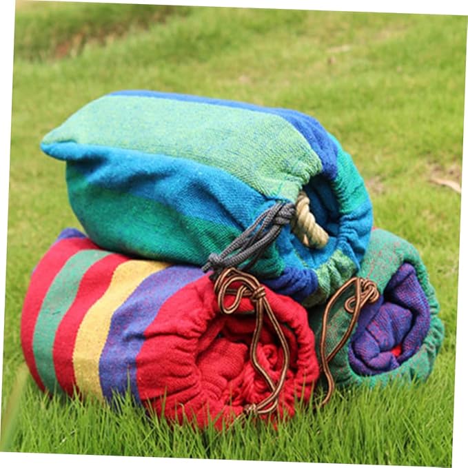 Hammock Tree Straps Included Fashion Canvas Hammocks for People Outdoor Camping Swing Bed Bag